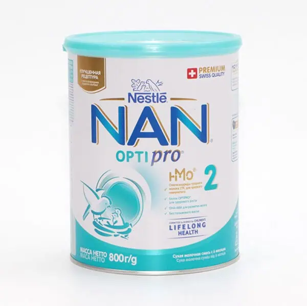 7613032477530 Sua Nan Nga 2 800G Sữa Bột Nestle Nan Nga Số 2 (6-12 Tháng, 800G)