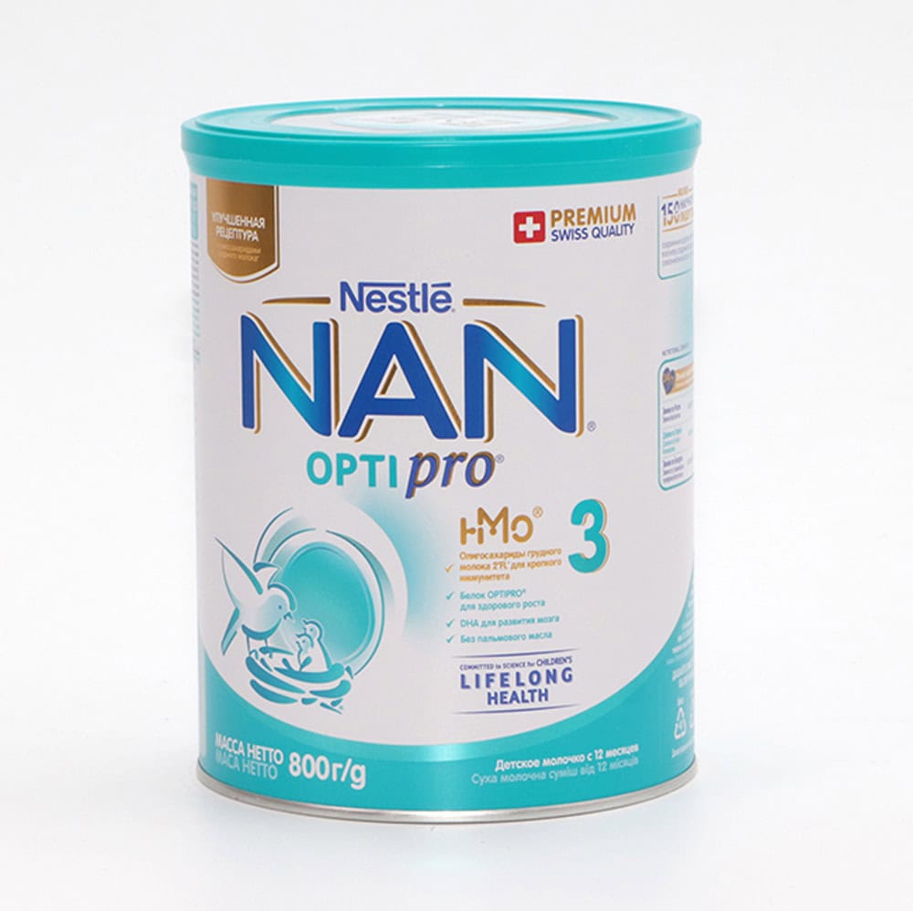 7613033358869 Sua Nan Nga 3 800G Sữa Bột Nestle Nan Nga Số 3 (Trên 1 Tuổi,800G)