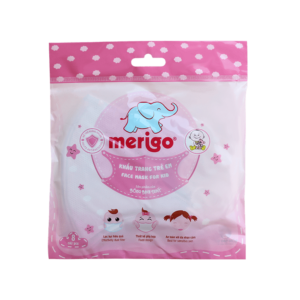 Khăn Sữa Merigo (10 Cái/Gói) - Hồng