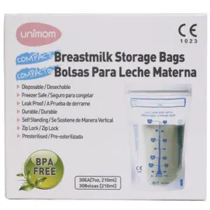 Túi trữ sữa Unimom Compact 210ml (30túi/hộp) UM870251