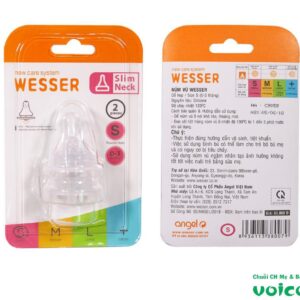 Núm ty Wesser cổ hẹp size S (0-3 tháng)