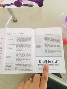Dụng Cụ Hút Sữa Tay Biohealth (Úc)