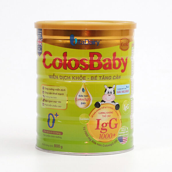 8936170700025 Sua Colosbaby 0 800G Sữa Colosbaby Gold 0+ 800G (Trẻ Từ 0 – 12 Tháng)