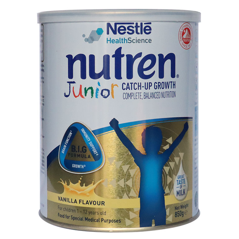 Sữa Bột Nutren Junior Nestle Thụy Sĩ 850G (Trẻ Từ 1-10 Tuổi)