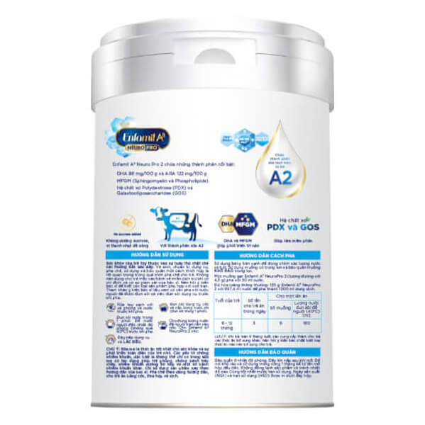 Sữa Enfamil A2 Neuropro Số 2 800G (6 - 12 Tháng)