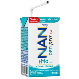 Sữa pha sẵn Nestlé NAN OPTIPRO Kid 115ml (lốc 6 hộp - thùng 6 lốc) (cho bé trên 1 tuổi)