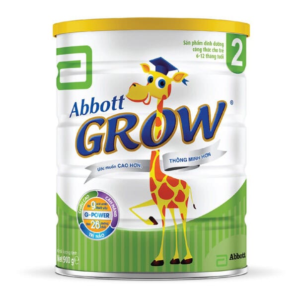 Sua Bot Abbott Grow 2 Lon 900G 6 12 Thang Medium Sữa Bột Abbott Grow 2 Lon 900G (6-12 Tháng)