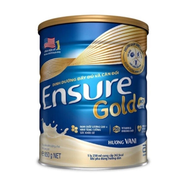 Sữa Bột Ensure Gold Vani 850Gr