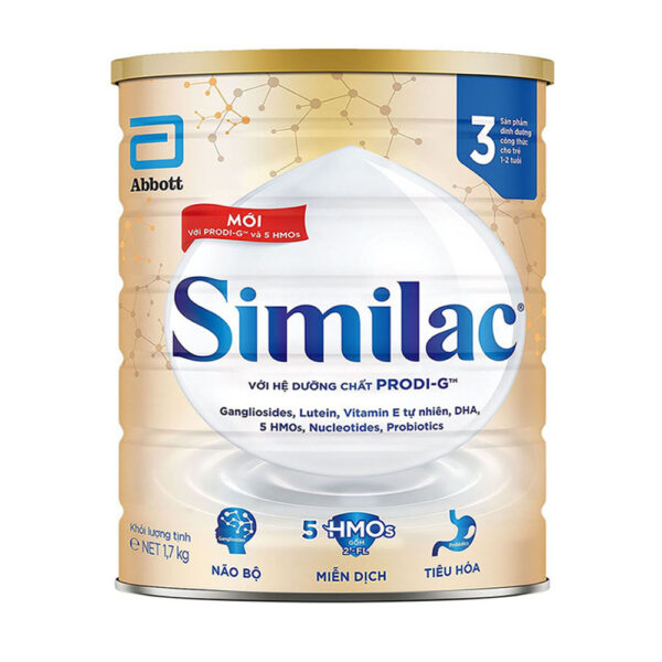 Sữa Bột Similac Số 3 (Prodi-G Và 5Hmos) – 1.7Kg (1-2 Tuổi)