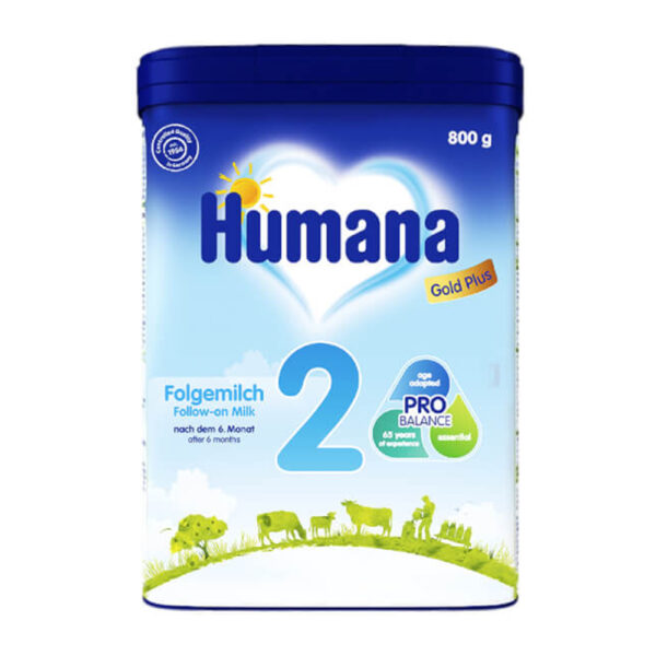 Sữa Humana Gold Plus Số 2 800Gr (6-24M)