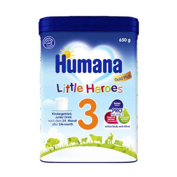 Sữa Humana Gold Plus Số 3 650Gr (Trên 2 Tuổi