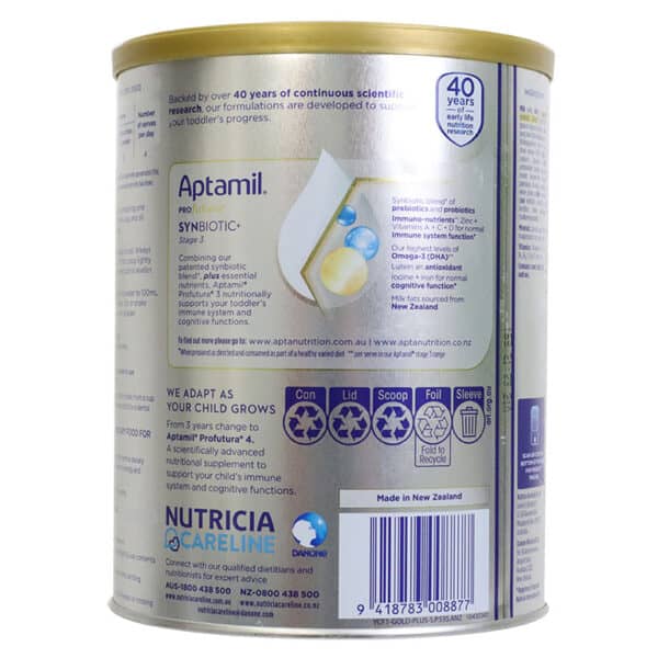 Sua Aptamil Uc So 3 2 1 Medium Sữa Aptamil Úc Số 3 Profutura 900G (Trẻ Từ 1-3 Tuổi)