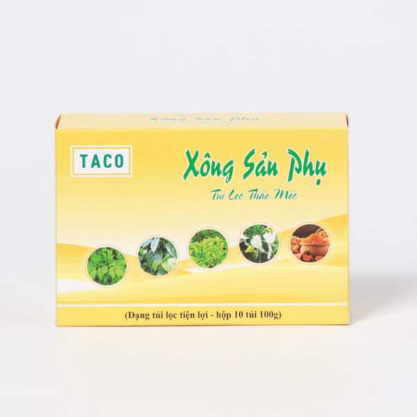 8938532384065 Xong San Phu Tra Loc Thao Moc Taco Xông Sản Phụ Taco (Túi Lọc Thảo Mộc)