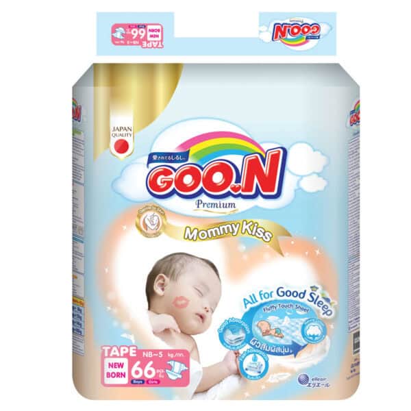 Goon Moomy Kids Nb66 Tã Dán Goon Mommy Kiss Nb-66 (Dưới 5Kg)