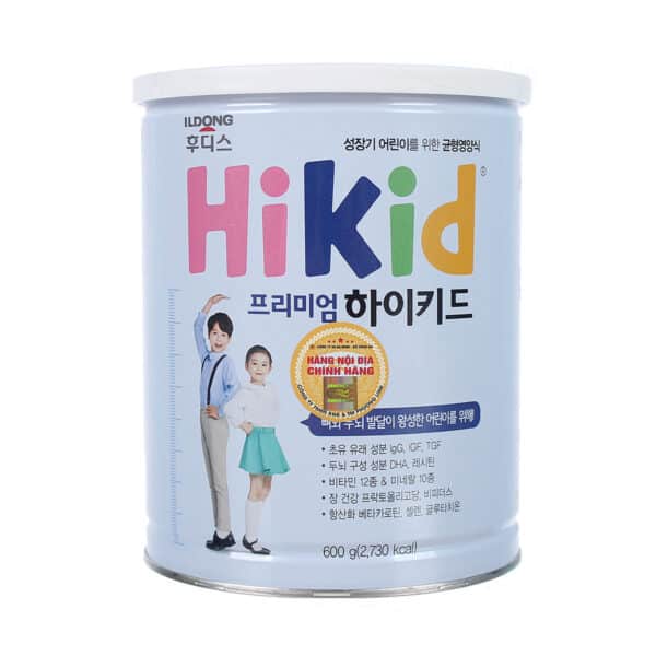 Tachbeo Sữa Hikid Premium Hàn Quốc Tách Béo 600Gr (Trẻ Từ 1 Tuổi)