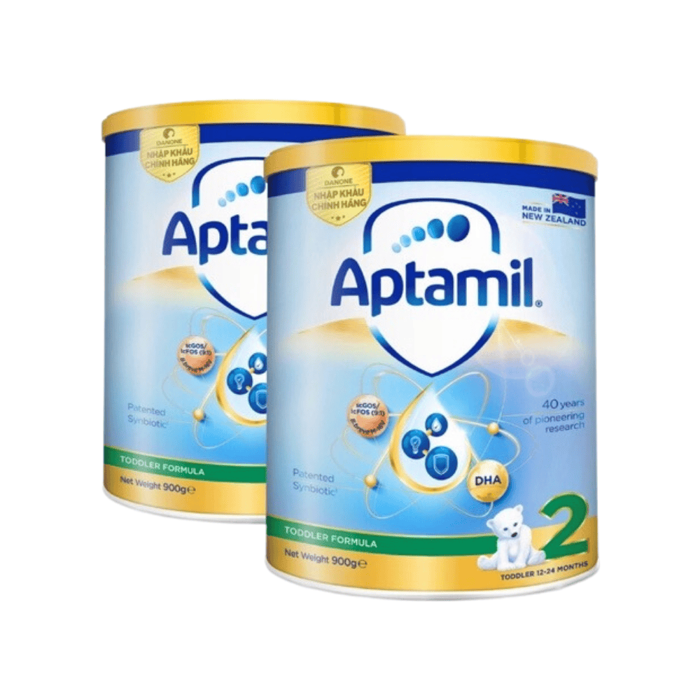 31 Combo 2 Lon Sữa Bột Aptamil New Zealand Số 2 900G
