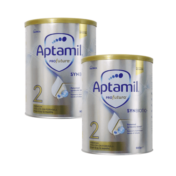 4 Combo 2 Lon Sữa Bột Aptamil Úc Số 2 Profutura 900G
