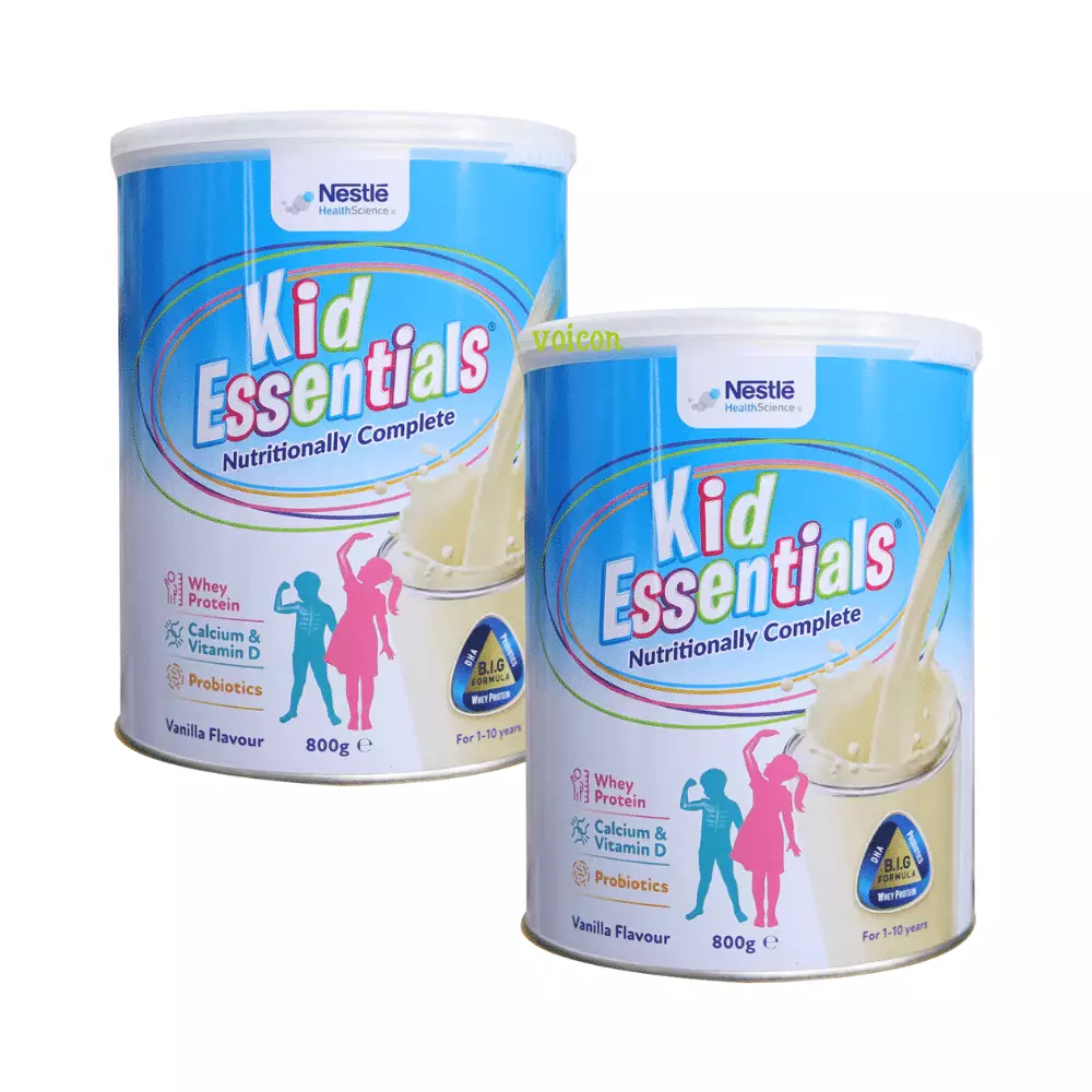 Combo 2 Kidess Combo 2 Lon Sữa Nestle Kid Essentials 800G Mẫu Mới (1-10 Tuổi)