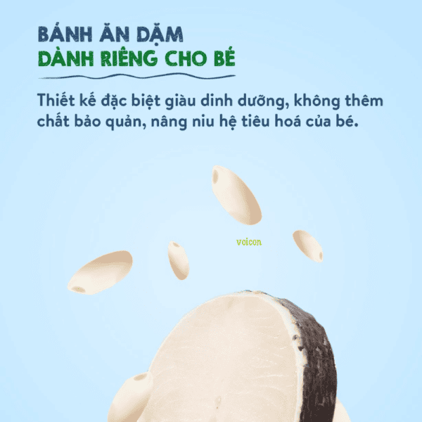 Mammy Banh Ca 1 Medium Bánh Ăn Dặm Mămmy Cá Tuyết