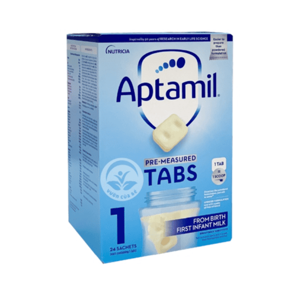 Thanh 1 1 Sữa Aptamil Anh Dạng Thanh Số 1 (0-6M, Hộp 24 Thanh)